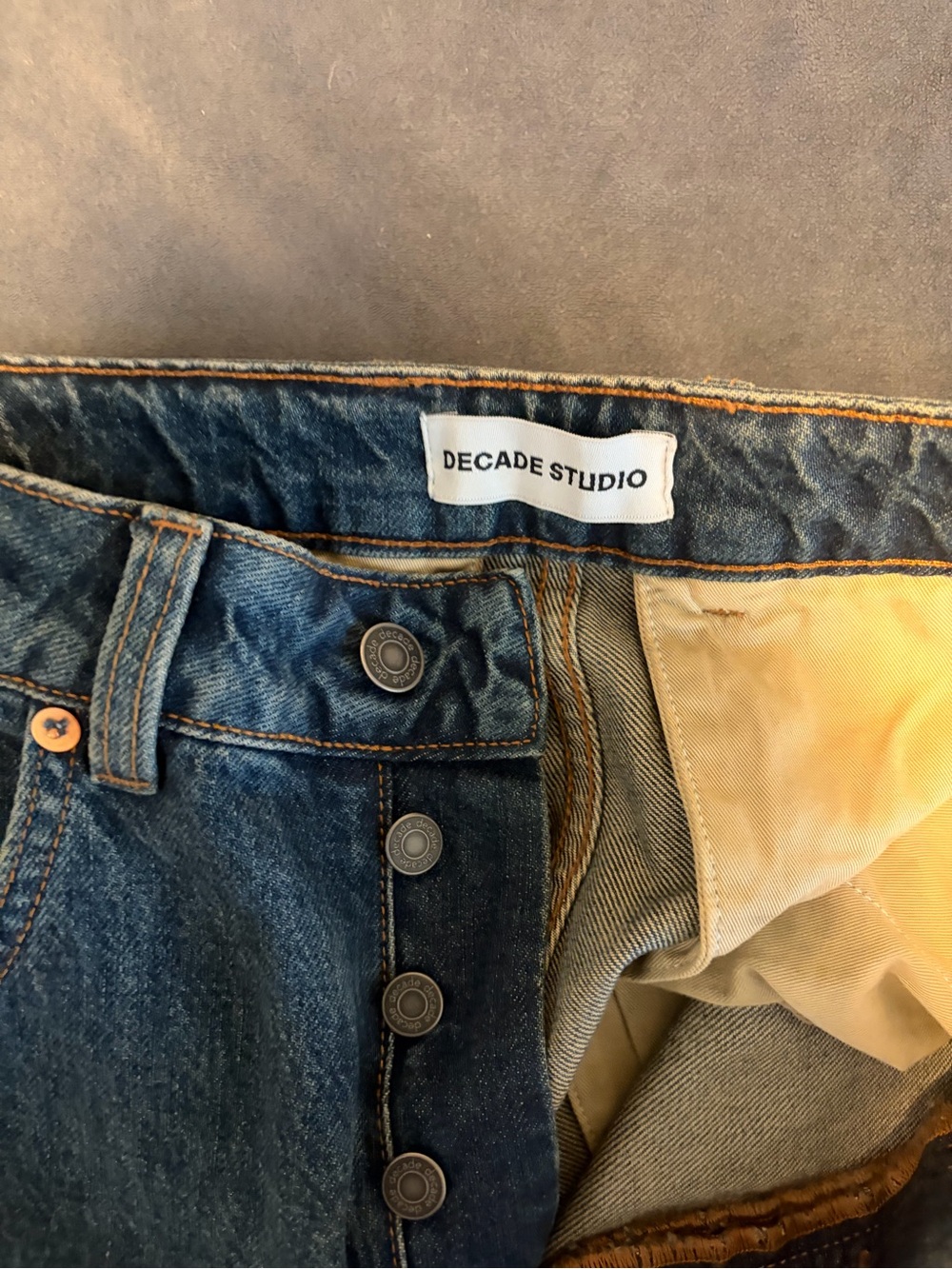 Decade Studio Kit Jean - slight barrel ankle crop - Picture 6 of 6